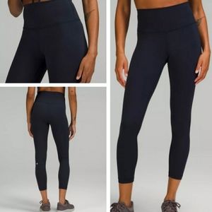 Lululemon Wunder Train HR Tight 25" 2 True Navy NWT